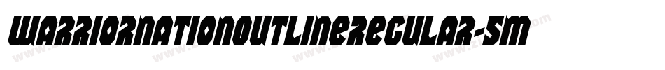 WarriorNationOutlineRegular-5MzZ字体转换