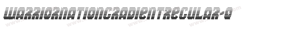 WarriorNationGradientRegular-qlWd字体转换 WarriorNationGradientRegular-qlWd字体转换