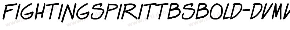 FightingSpiritTbsBold-DVmW字体转换