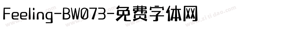 Feeling-BW073字体转换