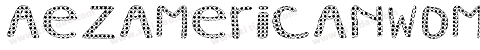 AezAmericanWoman-ayW9字体转换
