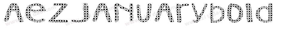 AezJanuaryBold1-AwAx字体转换