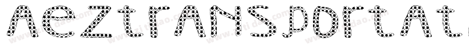 AezTransportation2005-8eAJ字体转换