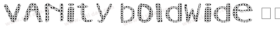 Vanity-BoldWide字体转换