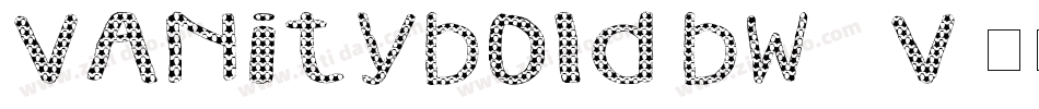 VanityBold-BW08V字体转换