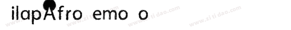 ZilapAfroDemo-o700字体转换