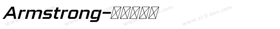 Armstrong字体转换