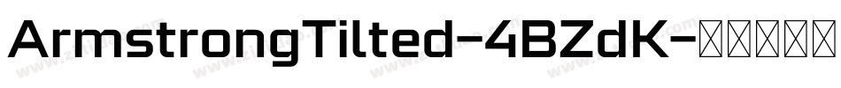 ArmstrongTilted-4BZdK字体转换