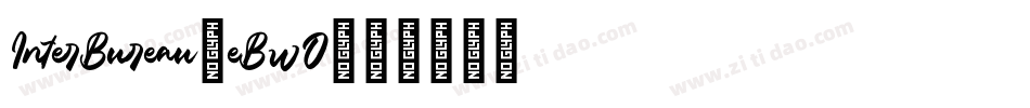 InterBureau-eBwO字体转换
