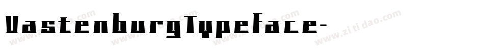 VastenburgTypeface字体转换