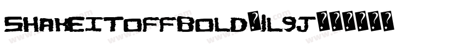 ShakeItOffBold-1L9j字体转换