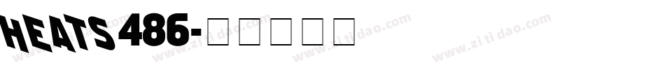 HEATS486字体转换