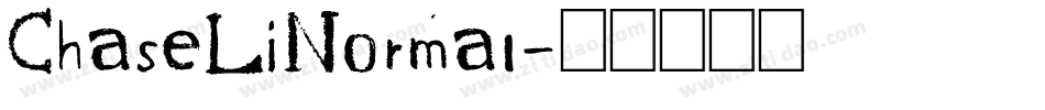 ChaseLiNormal字体转换