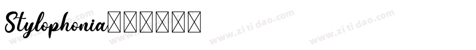 Stylophonia字体转换