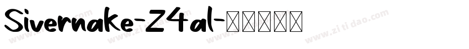 Sivernake-Z4al字体转换
