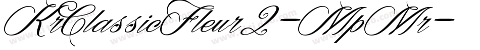 KrClassicFleur2-MpMr字体转换