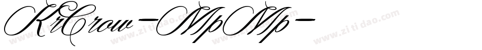 KrCrow-MpMp字体转换