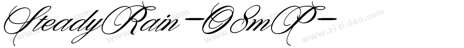 SteadyRain-O8mP字体转换