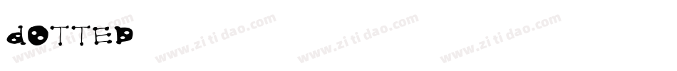 Dotted字体转换