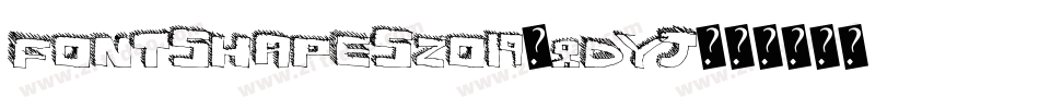 FontShapes2019-8DYJ字体转换
