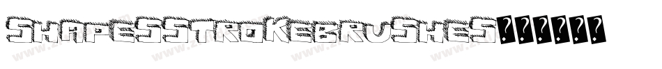ShapesStrokebrushes字体转换