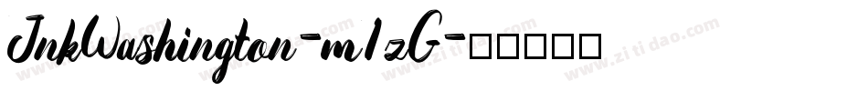 JnkWashington-m1zG字体转换