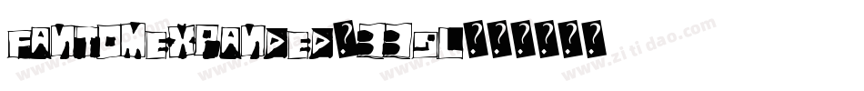 FantomExpanded-33gL字体转换