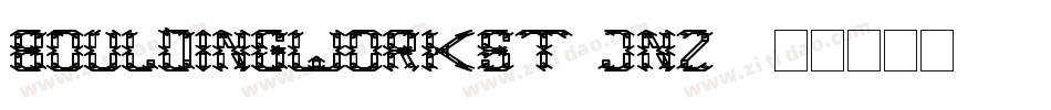 BouldingWorkSt-jnZ7字体转换