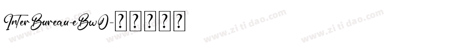 InterBureau-eBwO字体转换