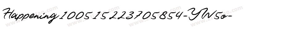 Happening100515223705854-YW5o字体转换