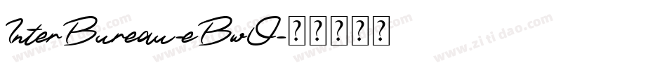 InterBureau-eBwO字体转换