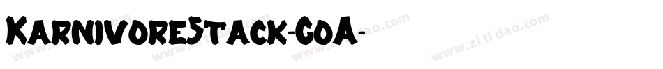 KarnivoreStack-GoA字体转换