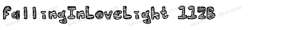 FallingInLoveLight-11ZB字体转换