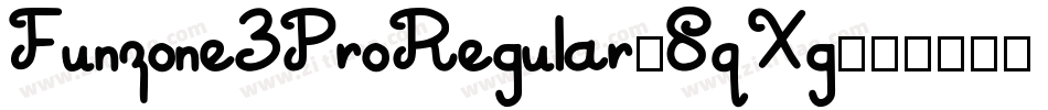 Funzone3ProRegular-8qXg字体转换