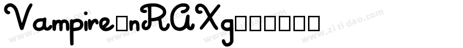 Vampire-nRAXg字体转换