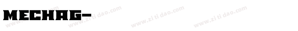 MECHAG字体转换