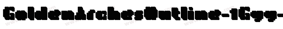 GoldenArchesOutline-1Ggg字体转换