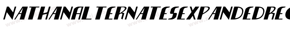 NathanAlternatesExpandedRegular-p9py字体转换