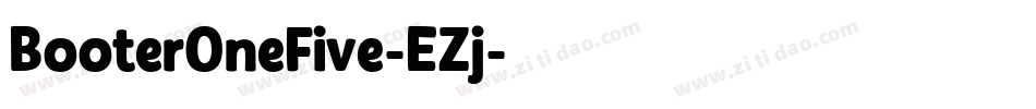 BooterOneFive-EZj字体转换 BooterOneFive-EZj字体转换