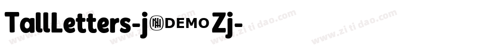 TallLetters-j1Zj字体转换