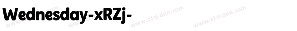 Wednesday-xRZj字体转换