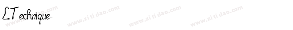 LTechnique字体转换