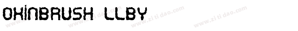 OxinBrush-llBy字体转换