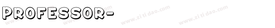 Professor字体转换