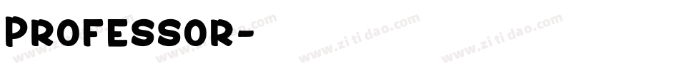 Professor字体转换