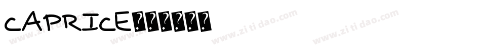 Caprice字体转换