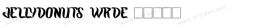 JellyDonuts-WRDE字体转换