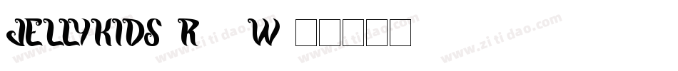 JellyKids-R76W字体转换