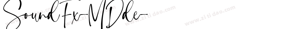 SoundFx-MDde字体转换