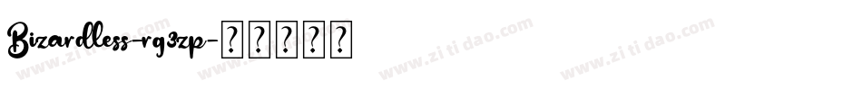 Bizardless-rg3zp字体转换